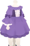 舞踏会のフリルドレス・パープル