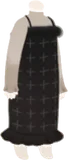 ツイードロングワンピ・黒