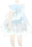 氷の妖精ドレス