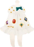 煌めくビジューワンピ