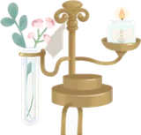 オリジナルキャンドルスタンド