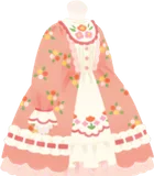 花柄カントリーワンピ・ピンク