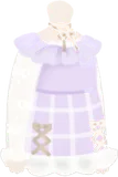 リボンタイトスカートワンピ