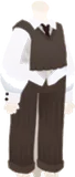 社長のニットベスト服