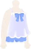 リボン付きふんわりルームウェア