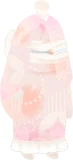 ガーリーなフリル浴衣
