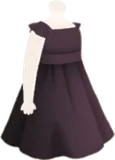 ブラックフレアワンピース