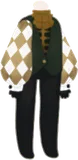 戸惑う神士のベスト・深緑