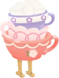 積み重ねたティーカップ