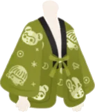 田舎の定番はんてん・緑色