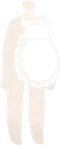 ミルクホール風な前掛け