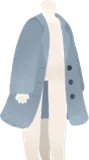 お出かけグレーコート