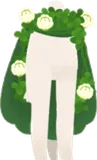 庭小人のマント
