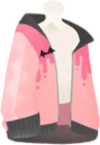 ピンクオーバーサイズアウター