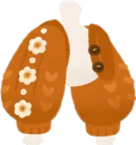毛糸のふんわりカーディガン