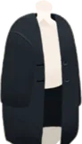 オーバーサイズコート・黒
