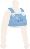 淡色デニムビスチェ