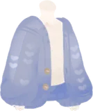 パープルニットカーディガン