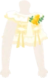 フリルリボンミモザベスト