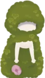 かくれんぼ茂みのマント