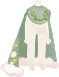 グリーンプランツクローク