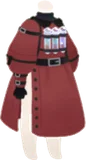 バブル研究ロングコート・レッド