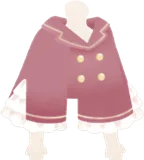 フリル袖のショートコート
