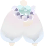 幼菌袖のふわふわアウター