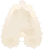 クリームファーアウター