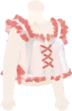 シースルーピンクビスチェ