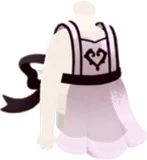 イバラのハートのエプロン