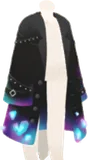 淡く光るコート・黒