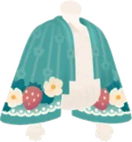 苺柄の羽織