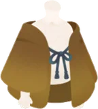 シンプルなリラックス羽織り