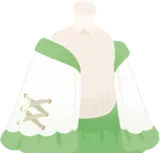 お出かけフリルケープ