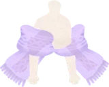 ラベンダーショール