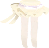 後染めフリルエプロン