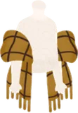 レトロチェックストール