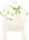 花柄シースルーアウター