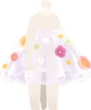 フラワーゼリーオーバースカート