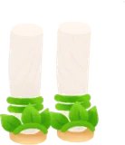 葉っぱとツタのサンダル