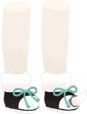 黒いシューズ