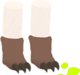 爪付きもふもふブーツ