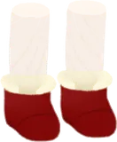 クリスマスレッドブーツ