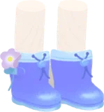 お花付き長靴