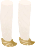 木製のとんがり靴