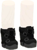 おしゃまな編み上げブーツ