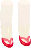 小さな赤い草履