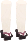 花あかりの下駄