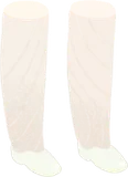 リゾートホワイトサンダル